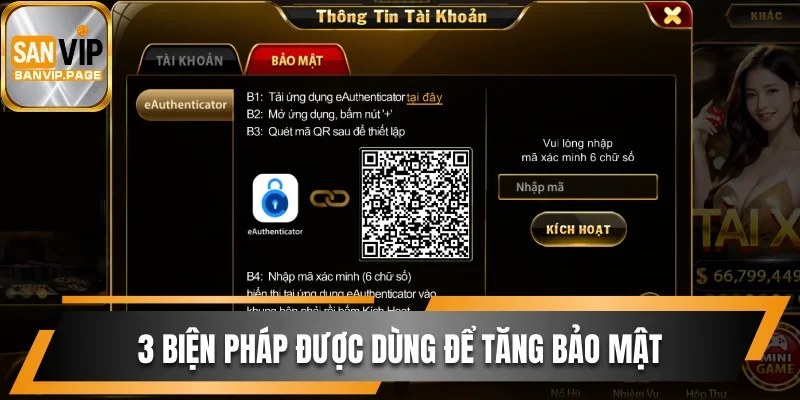 Chính Sách Bảo Mật Sanvip Giữ An Toàn Dữ Liệu Tuyệt Đối 3 3 biện pháp được dùng để tăng bảo mật